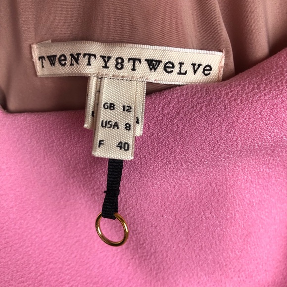 Twenty8Twelve Barbie Pink Sleeveless Short Sheath Pencil Tammy Dress Size 8 - Picture 8 of 8